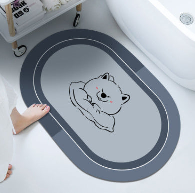 Cushion Cushion Bathroom Sliding Door Floor Bathroom Foot Mat